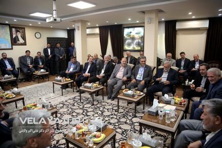 دیدار رئیس ، معاونین و مدیران دانشگاه آزاد اسلامی با دکتر ولایتی