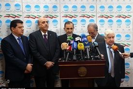 تصاویر دیدار با وزیر خارجه و رئیس شورای عالی امنیت ملی سوریه