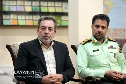 دیدار فرمانده حفاظت از شخصیت‌ها و دژبان فراجا با دکتر ولایتی