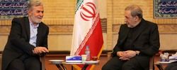 دیدار دکتر ولایتی با دبیر کل جنبش جهاد اسلامی فلسطین