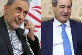 گفتگوی تلفنی دکتر ولایتی با فیصل مقداد وزیر امور خارجه سوریه