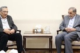 دیدار دکتر ولایتی با ادیب و سیاستمدار فلسطینی