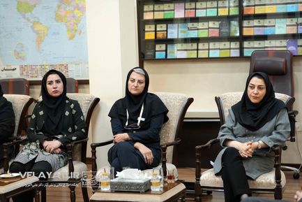 دیدار دکتر ولایتی با پرستاران بیمارستان مسیح دانشوری